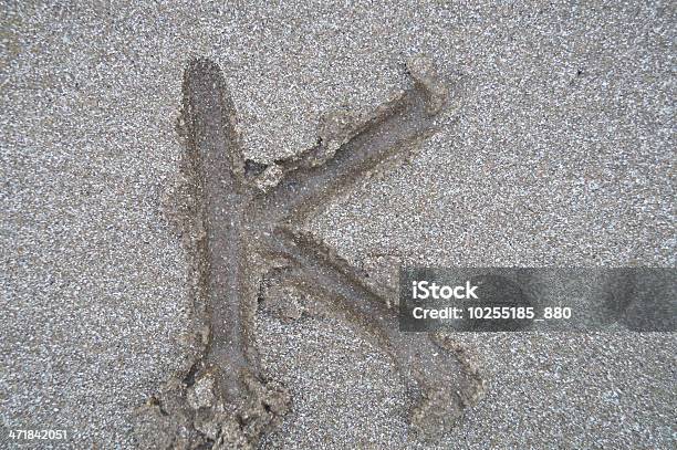 K Buchstabe Am Strand Stockfoto und mehr Bilder von Abstrakt - Abstrakt, Alphabet, Braun