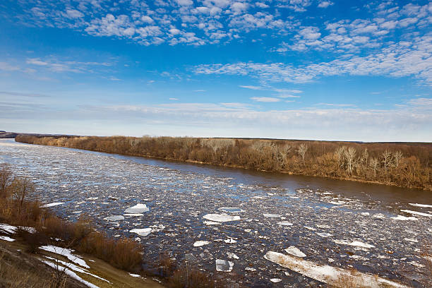 istock Spring break up on the river Don. Russia. 471842054
