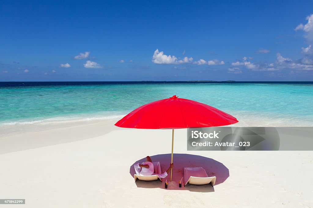 Тропический Пляж - Стоковые фото Верхний ракурс роялти-фри