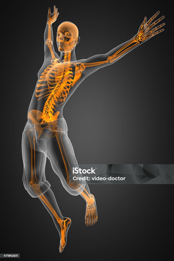 점프 남자 방사선 - 로열티 프리 X-레이 스톡 사진