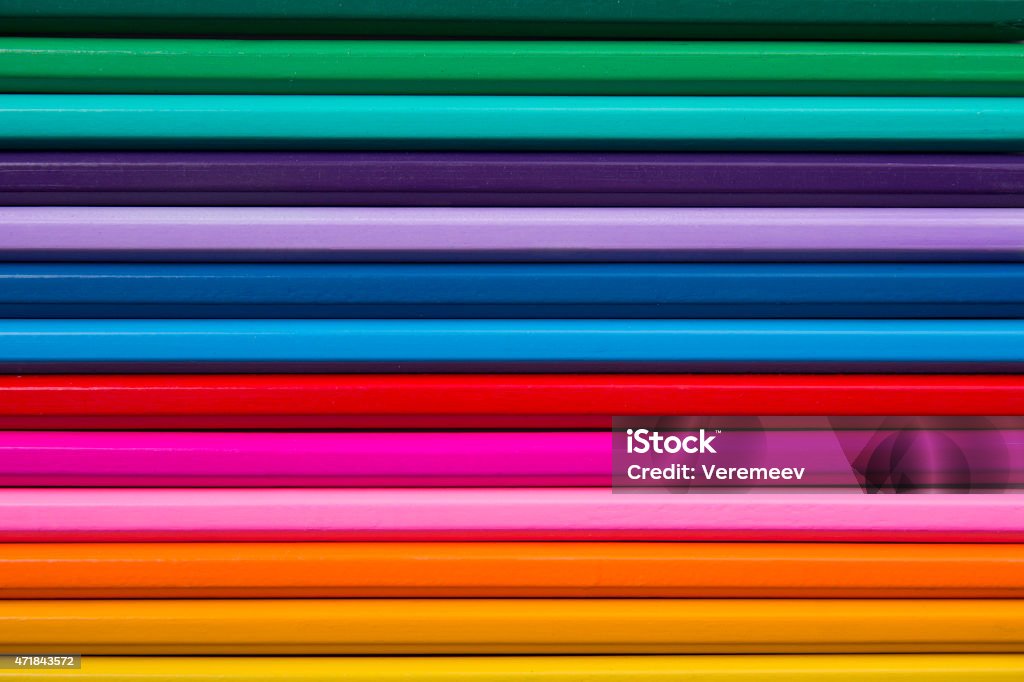 Background of colored pencils Abstract background, colored pencils, DSLR photography pencils, horizontal picture, set of drawing, fine arts, background of colored pencils, bright picture, flat line, multi-colored painting. 2015 Stock Photo