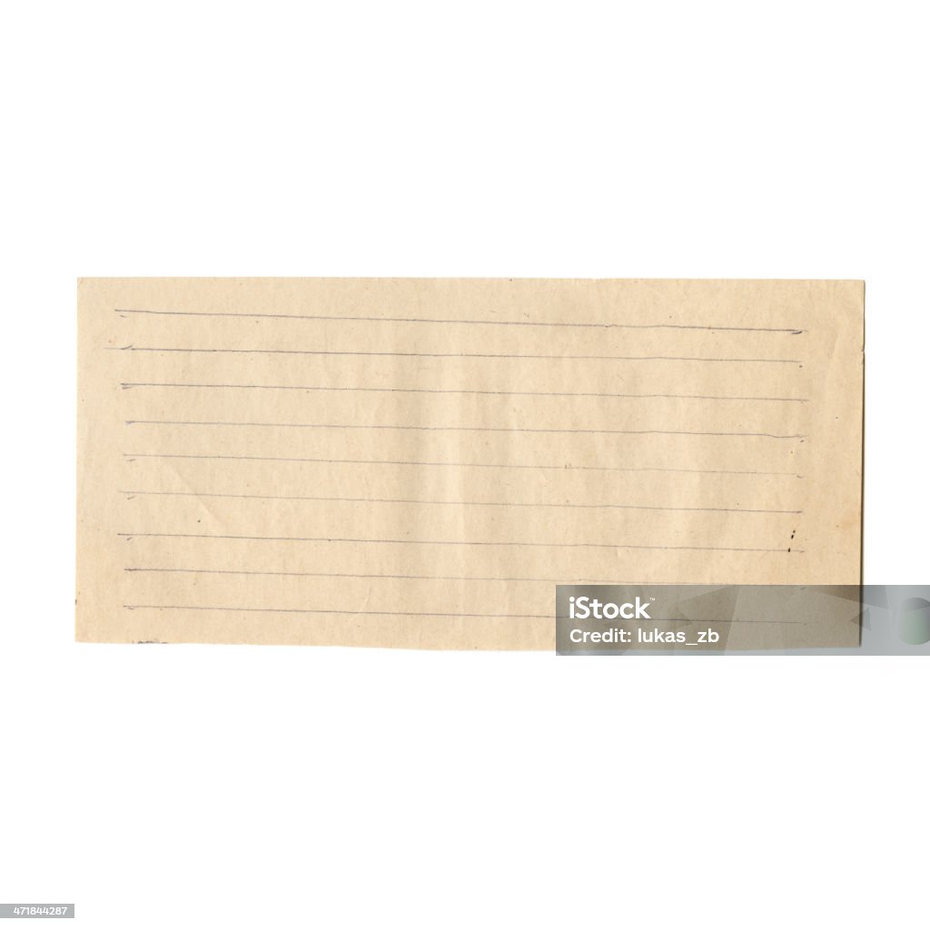 XXXL um pedaço de papel em linha - Foto de stock de Agenda royalty-free