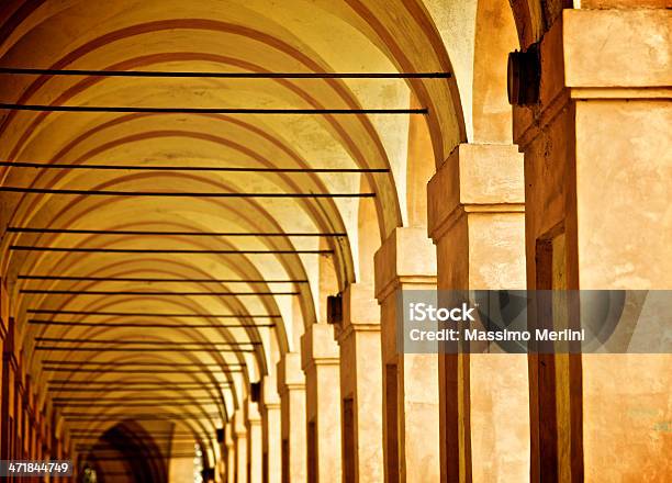 Pórtico Di San Luca En Bolonia Foto de stock y más banco de imágenes de San Lucas - San Lucas, Bolonia, Veranda