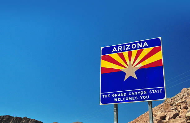istock USA: welcome to Arizona sign 471844811