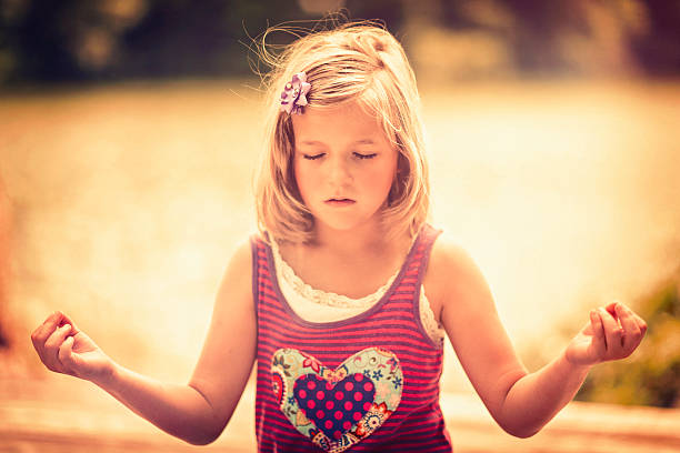 Little Girl Meditating