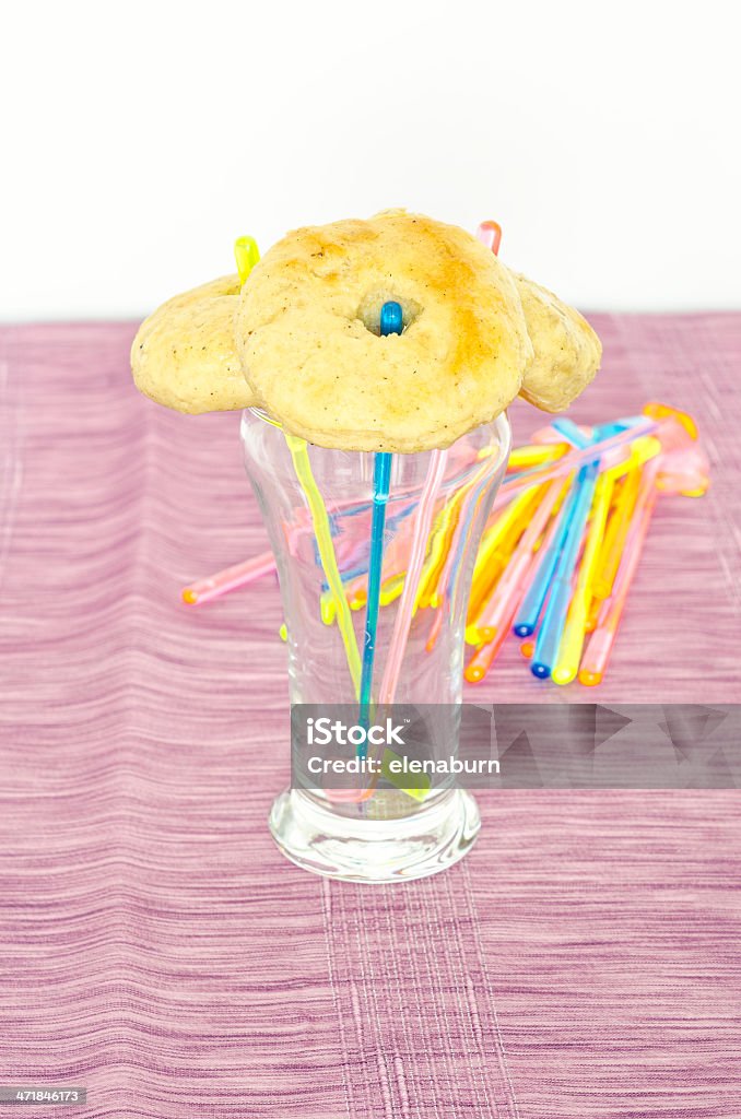 Donut, hausgemachte - Lizenzfrei Abnehmen Stock-Foto