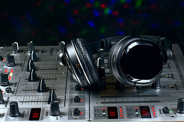istock Sound Mixer with headphones 471846408