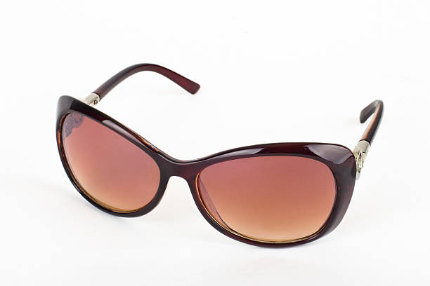 istock Brown sunglasses isolated on the white background 471846981