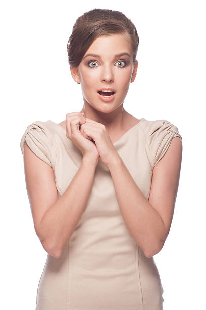 istock Surprised woman with open mouth 471847131