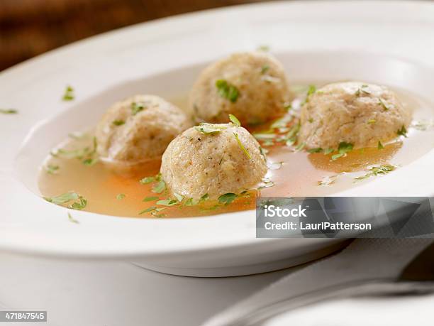 Sopa De Bola Matzah - Fotografias de stock e mais imagens de sopa de bola de matzo - sopa de bola de matzo, Kosher, Comida