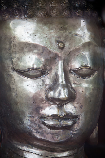 Close up of Buddha’s face