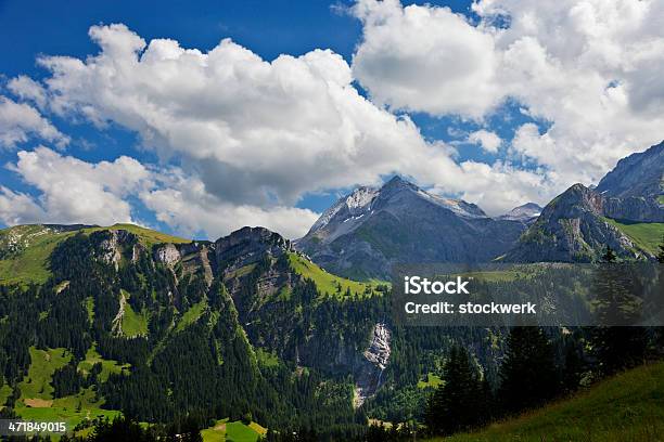 Photo libre de droit de Paysage De Lauenensee banque d'images et plus d'images libres de droit de Alpes européennes - Alpes européennes, Arbre, Beauté de la nature