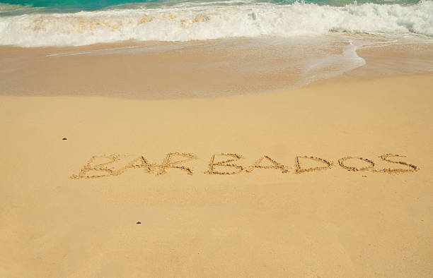 istock Barbados Inscribed in Sand 471849033