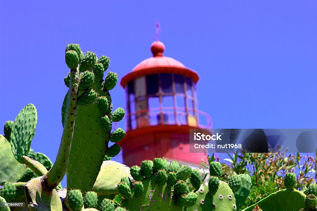 Farol Vermelho - Foto de stock de Azul royalty-free