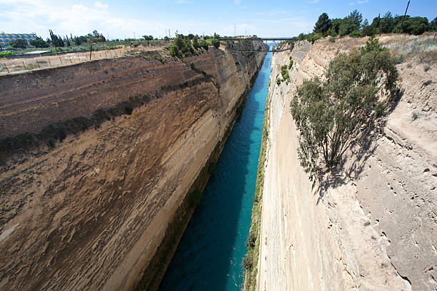 istock Corinth Canal in Greece 471849463