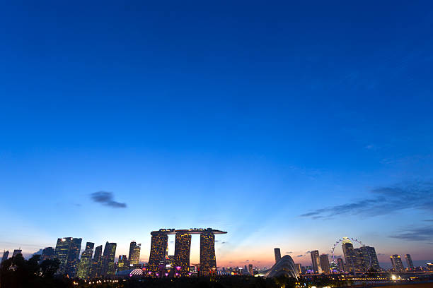 istock Singapore, skyline from the Marina Barrage. 471851021