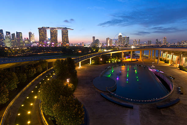 istock Singapore, skyline from the Marina Barrage. 471851031
