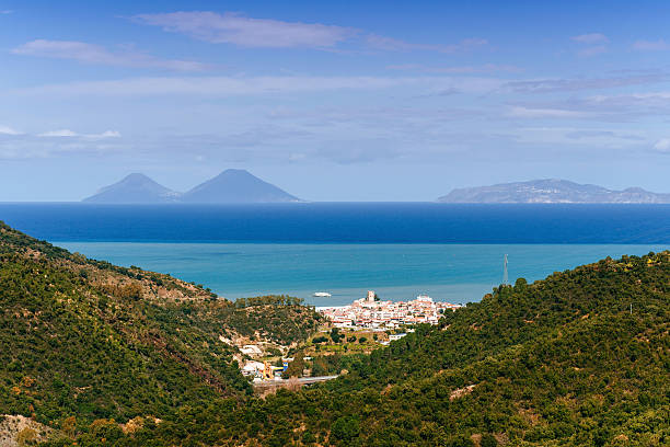 istock Beautiful view along the Cape Milazzo. 471851142
