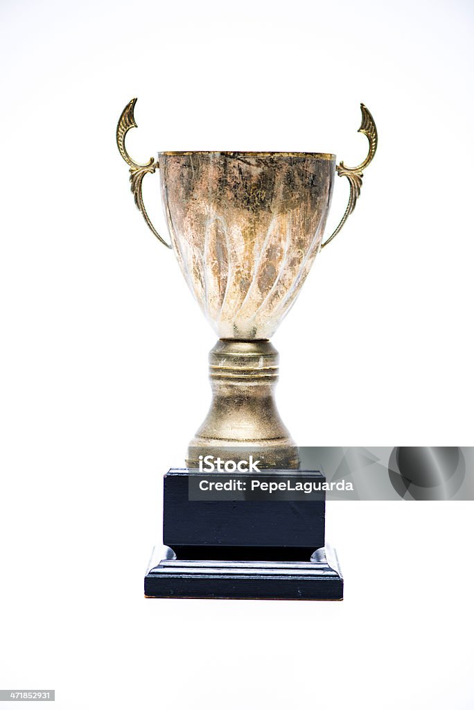 Old glory: Trofeo invecchiato - Foto stock royalty-free di Trofeo