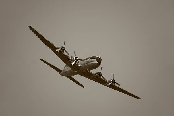 istock Vintage Aircraft in the Air 471854410