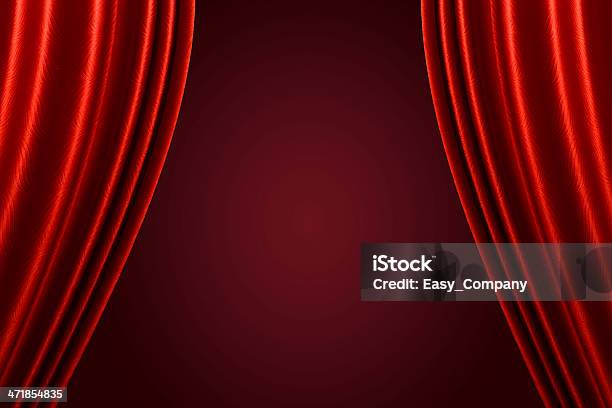 Schönen Roten Vorhang Hintergrund Stockfoto und mehr Bilder von Preisverleihung - Preisverleihung, Aufführung, Ausstellung