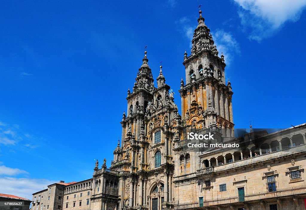 サンティアゴデコンポステラ、ガリシア/Galiza 、スペイン）。 大聖堂 - サンティアゴ・デ・コンポステーラのロイヤリティフリーストックフォト