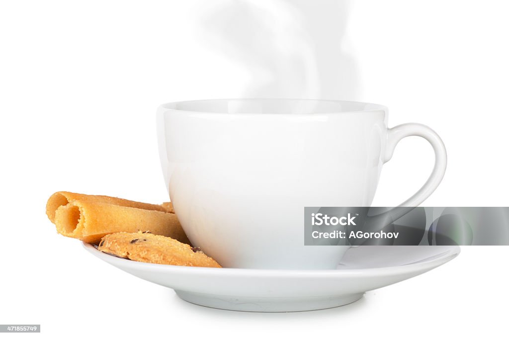 커피 및 쿠키를 - 로열티 프리 0명 스톡 사진