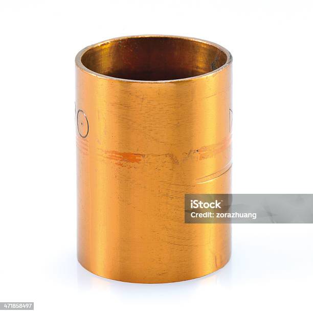 Brass Pipe Copper Stock Photo - Download Image Now - Pipe - Tube, Copper, Bronze - Alloy