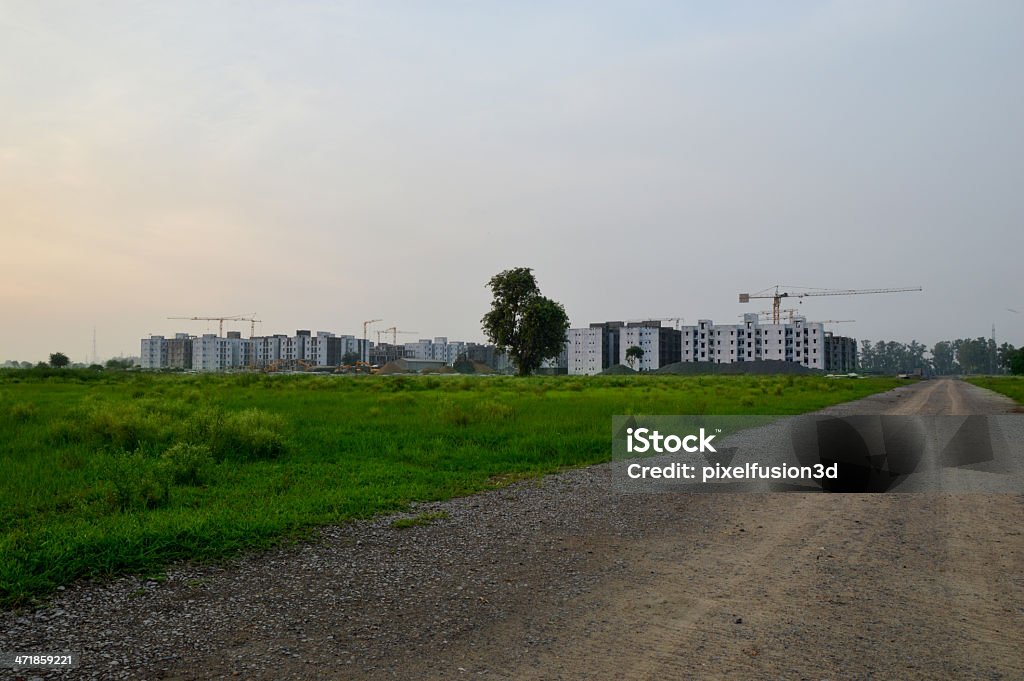 Housing Project Perspektive Entwicklung anzeigen - Lizenzfrei Baustelle Stock-Foto