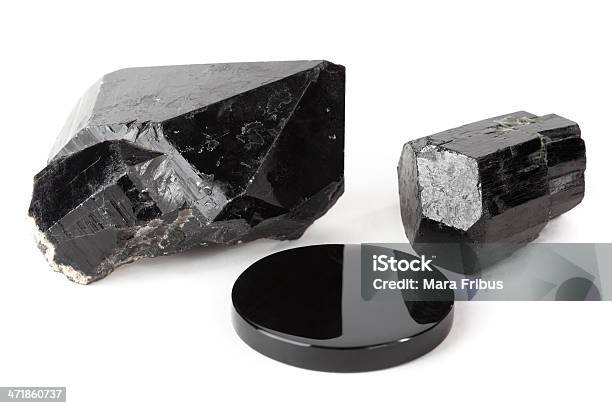 Schwarze Steinen Stockfoto und mehr Bilder von Obsidian - Obsidian, Turmalin, Schwarz - Farbe