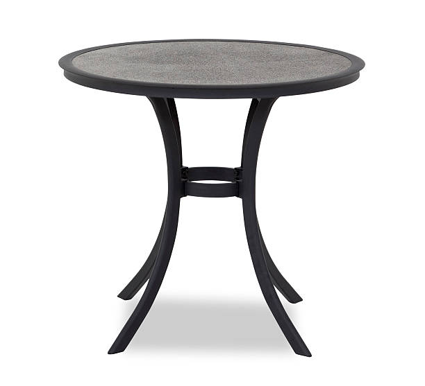istock Patio Aluminium Dining Table With Stone Top 471861613