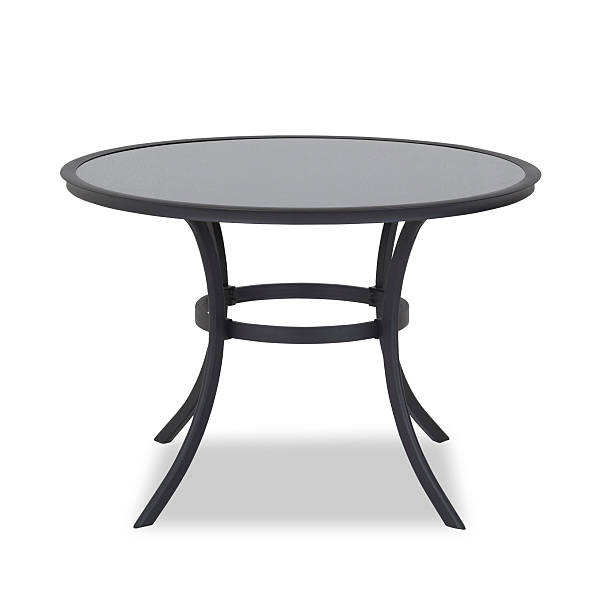 istock Patio Aluminium Dining Table With Stone Top 471862365