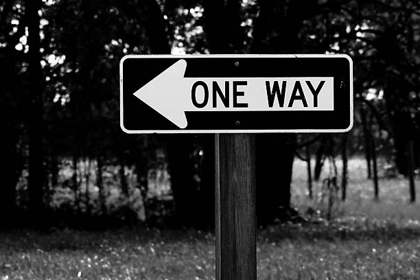 istock One Way Street Sign 471862561