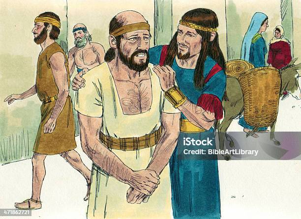 Davids Son Absalom And Man Stock Photo - Download Image Now - Army, Bible, Conflict
