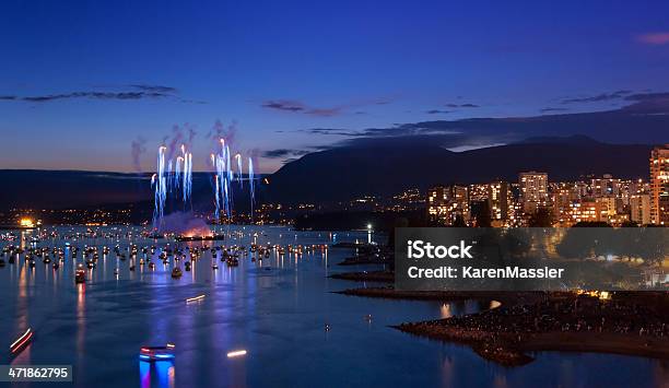 Vancouver Das Feuerwerk Stockfoto und mehr Bilder von Feuerwerk - Feuerwerk, Knallkörper, Vancouver - Kanada