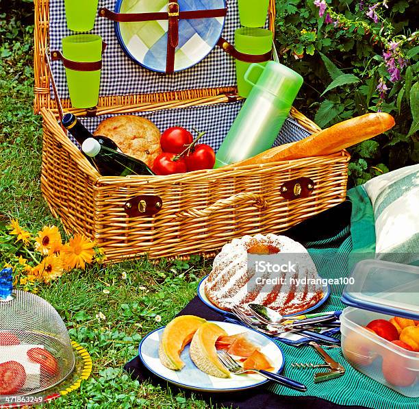 Piquenique - Fotografias de stock e mais imagens de Ao Ar Livre - Ao Ar Livre, Atividades de Fim de semana, Bebida