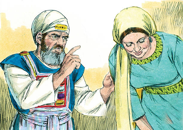 istock Samuel's Mother, Hannah and the High Priest 471863595