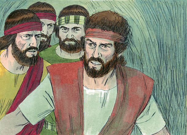 istock Saul--David and Men Hiding in Cave 471863717