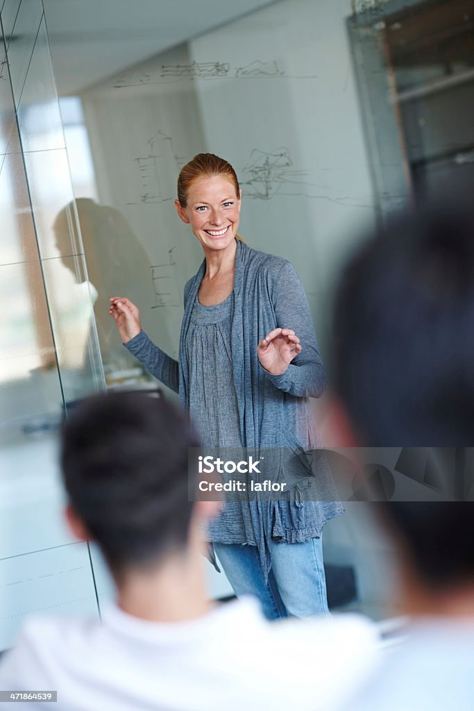 Explicar su visión de negocios - Foto de stock de Planificación libre de derechos