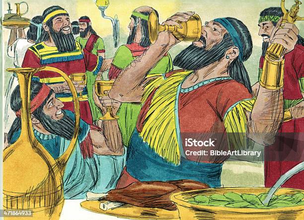 Belshazzar 컵 메트로폴리스 관자놀이 데 Abednego에 대한 스톡 사진 및 기타 이미지 - Abednego, Meshach, Shadrach
