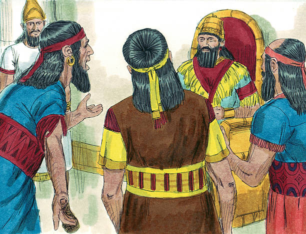 istock Daniel's Disobedience Reported to King 471864959