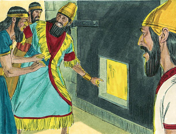 istock King Sees Four Men in Furnace 471864975