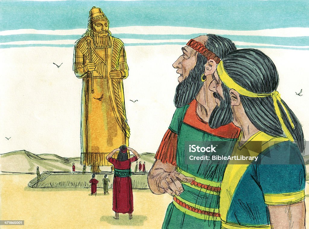 Estatua Nebuchadnezzar's Gold - Foto de stock de Nabucodonosor II libre de derechos
