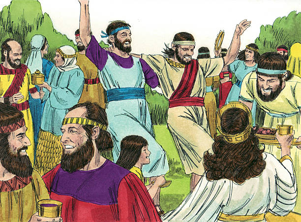istock Esther, Mordecai and Jews Rejoice 471865279