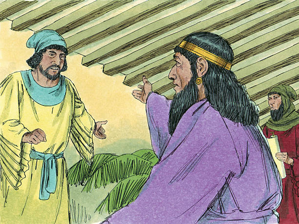 istock Haman Asks King to Hang Mordecai 471865295