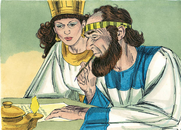 istock Mordecai and Queen Esther 471865353