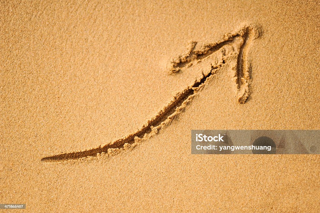 Segno di freccia - Foto stock royalty-free di Estate