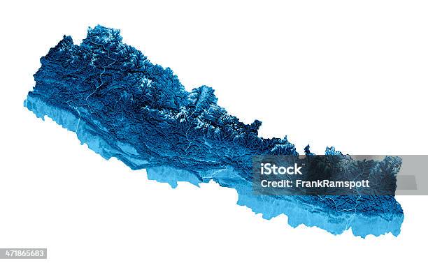 Nepal Mapy Topograficznej Puste - zdjęcia stockowe i więcej obrazów Mapa - Mapa, Nepal, Mount Everest