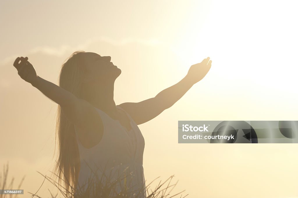 Glück, bliss und Freiheit-Konzept - Lizenzfrei Freiheit Stock-Foto