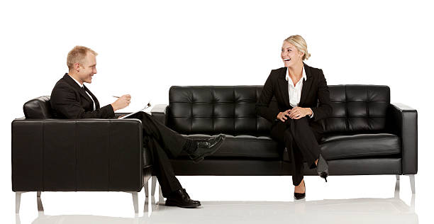 istock Business colleagues sitting on a sofa 471866739